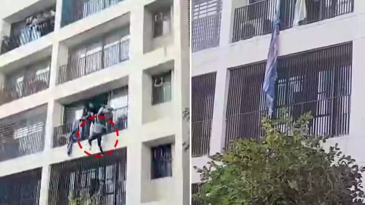 Medical students jumping from hostel