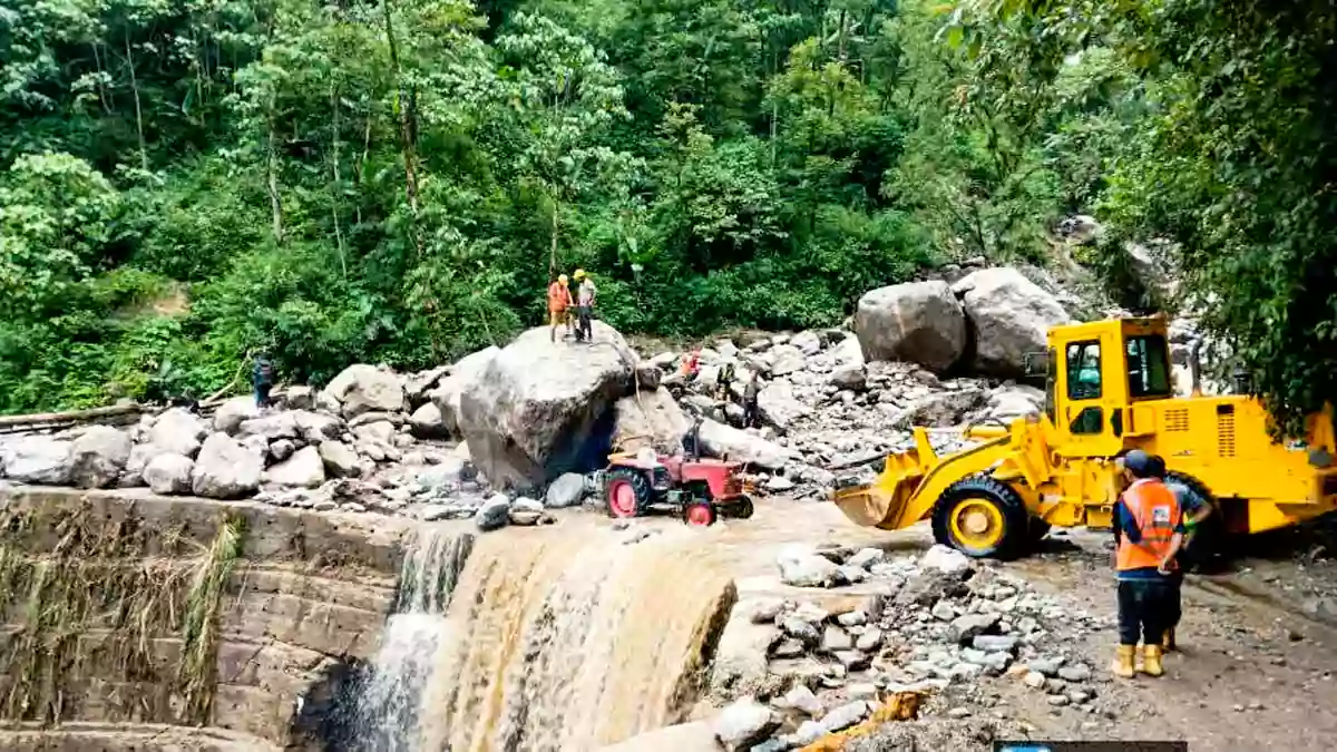 Sikkim LANDSLIDE