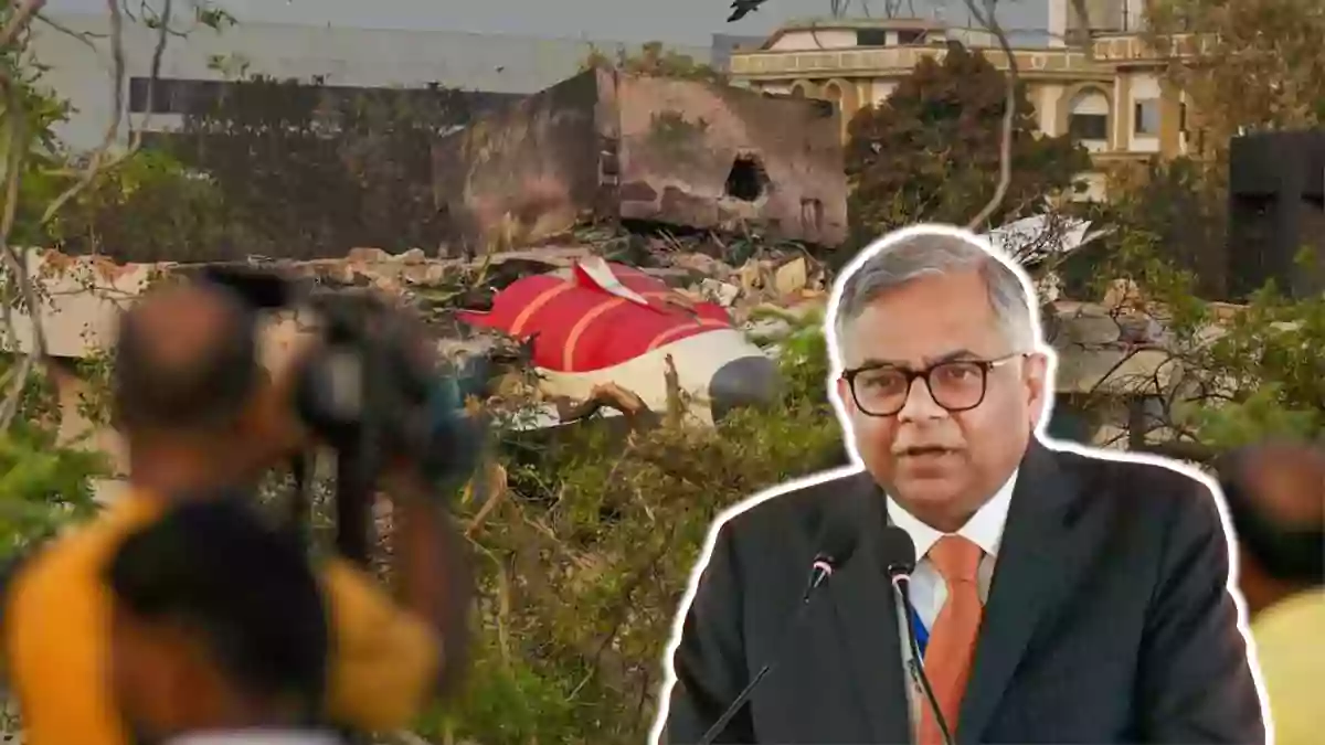 chandrasekaran about plane crash