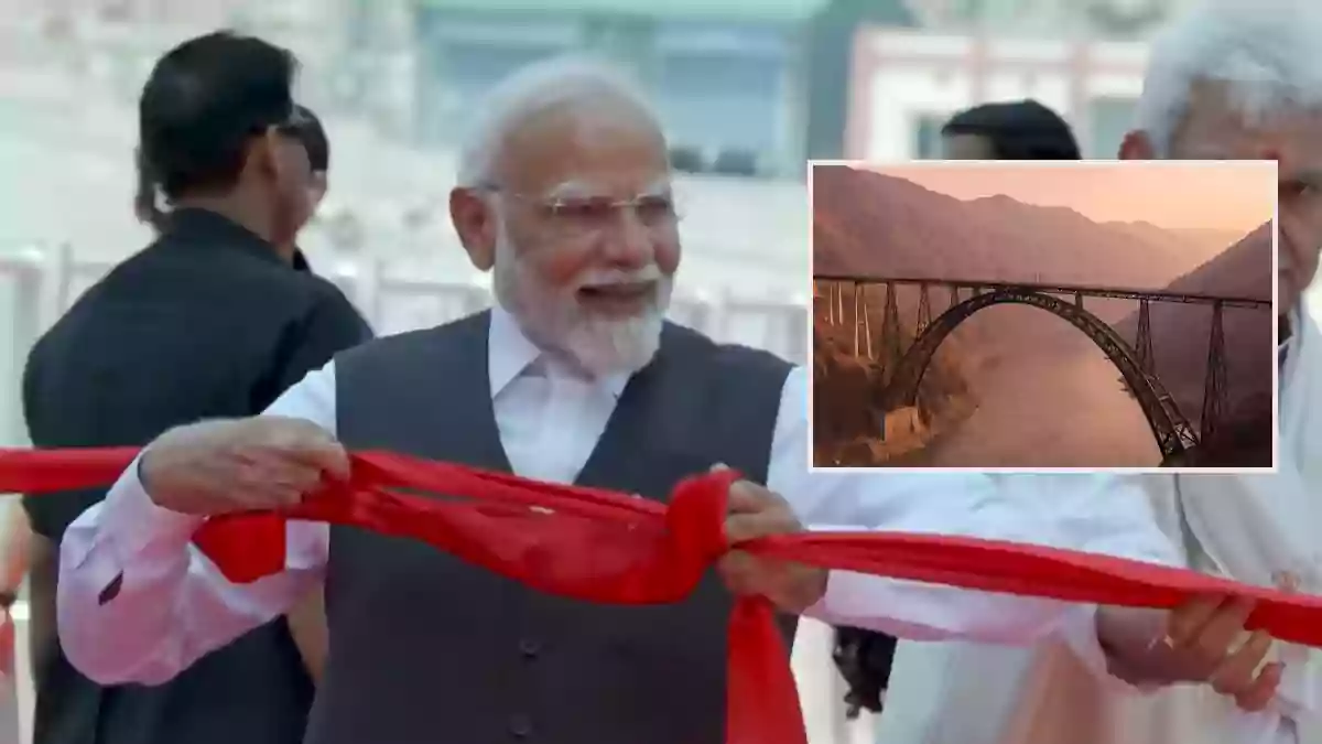 chenab bridge - pm modi