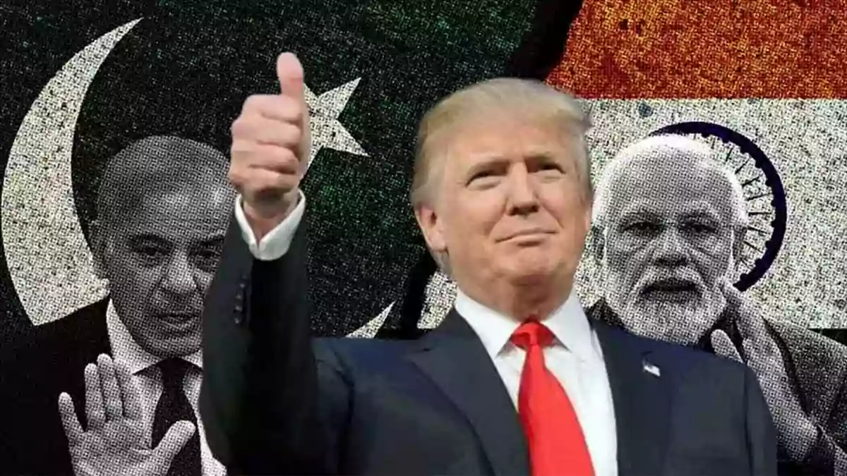 india pakistan war - trump