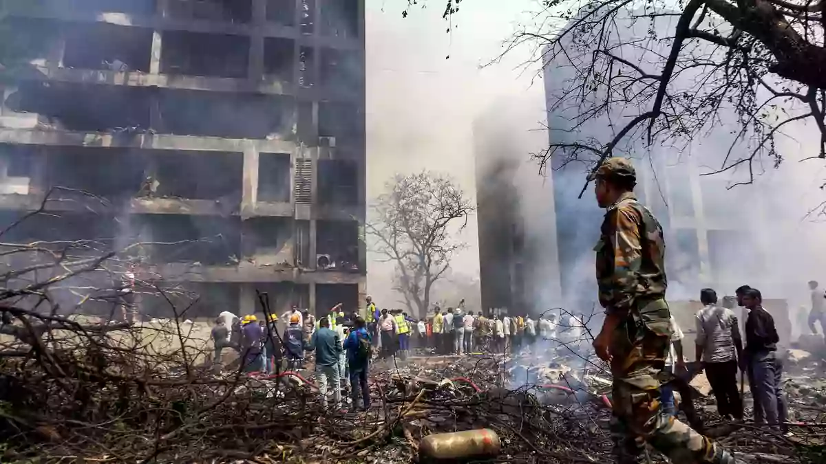 planecrash Ahemdabad
