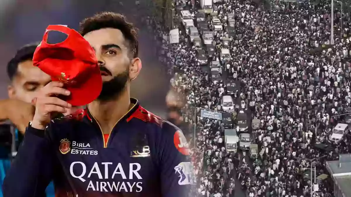 rcb fans celebration death vk
