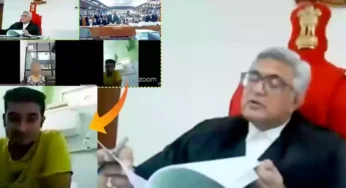 உயர்நீதிமன்ற வழக்கு விசாரணை…கழிவறையில் இருந்து பங்கேற்ற நபர்!