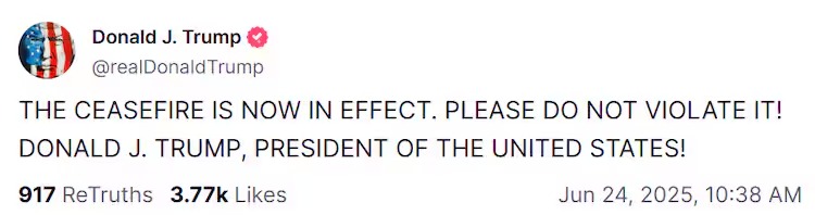 trump x statement