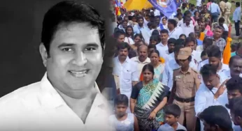 பகுஜன் சமாஜ் கட்சி முன்னாள் மாநில தலைவர் ஆம்ஸ்ட்ராங்கின் நினைவு தின பேரணி!