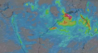 வங்கக்கடலில் நிலவிய ஆழ்ந்த காற்றழுத்த தாழ்வு பகுதி மண்டலமாக வலுப்பெற்றது.!