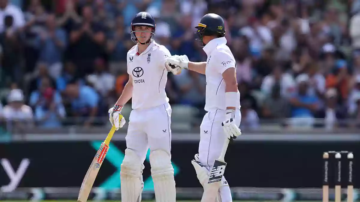 Harry Brook and Jamie Smith partnership