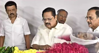 அண்ணனுக்கு பிரியாவிடை தந்த முதல்வர் ஸ்டாலின்.., மு.க.முத்து உடல் தகனம் செய்யப்பட்டது.!