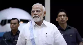 திருச்சியில் இருந்து டெல்லி புறப்பட்டார் பிரதமர் மோடி.!