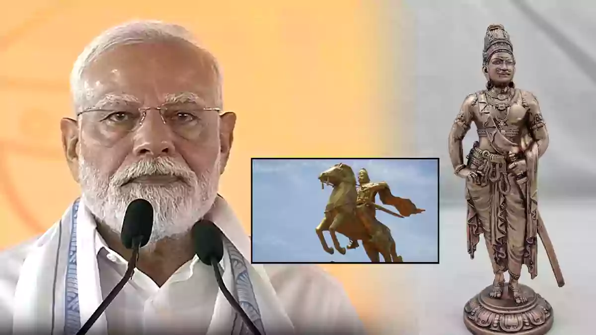 PM Modi - Rajaraja Cholan and Rajendra Cholan