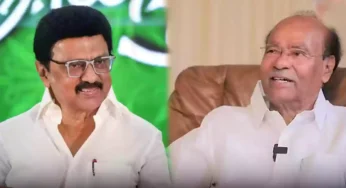 பாமக நிறுவனர் ராமதாஸ்க்கு முதலமைச்சர் மு.க.ஸ்டாலின் பிறந்தநாள் வாழ்த்து.!