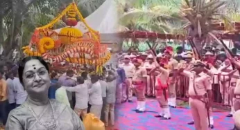 கண்ணீர் மழையில் மண்ணில் மறைந்த சரோஜா தேவி.! அரசு மரியாதையுடன் நல்லடக்கம்!