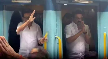 நாளை ‘உங்களுடன் ஸ்டாலின்’ திட்டம்: சிதம்பரம் ரயிலில் புறப்பட்ட மு.க.ஸ்டாலின்.!