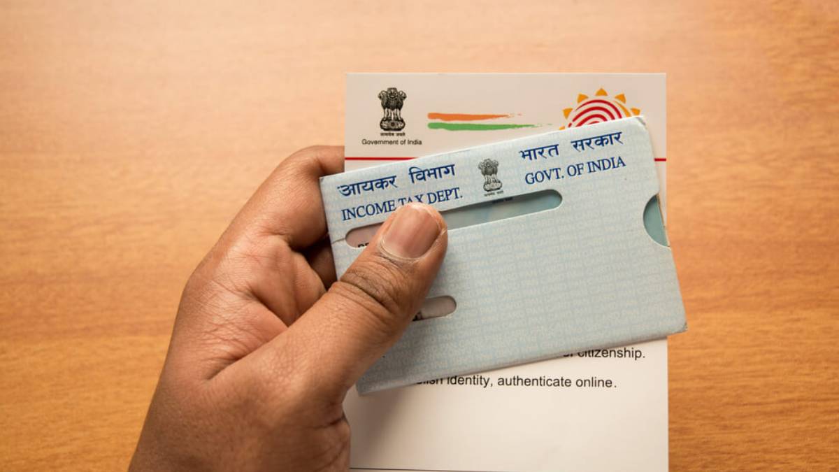 aadhar card pan apply