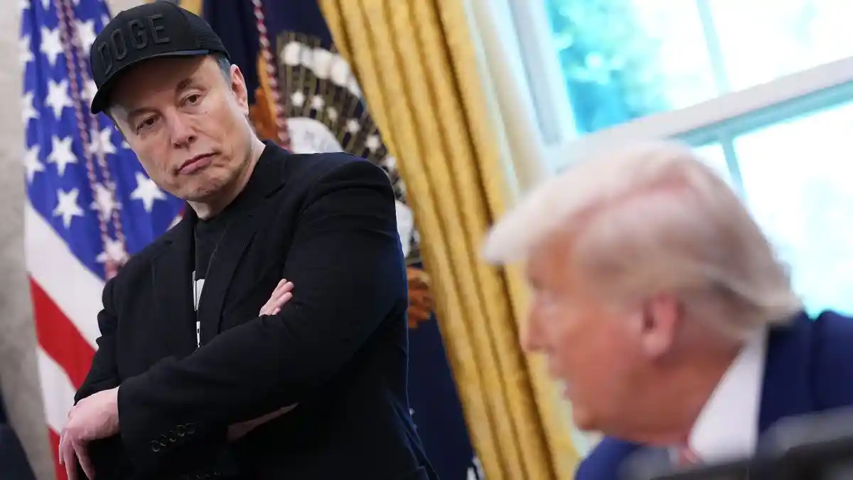 elon musk vs trump