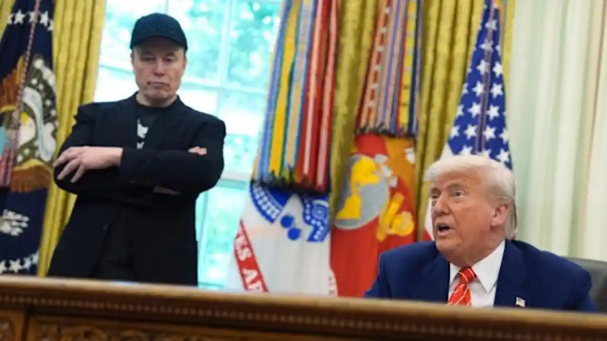 musk vs trump fight