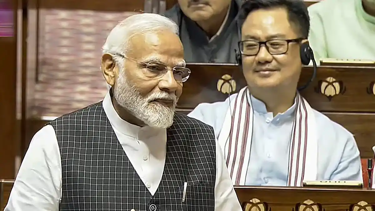 narendra modi in parliament