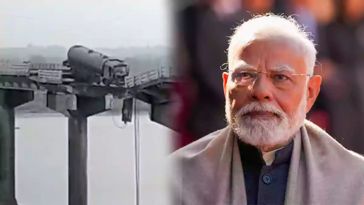 pm modi - Gambhira bridge collapse