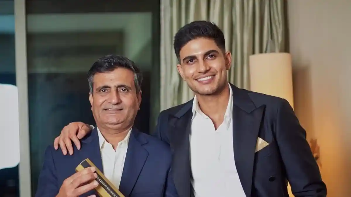 shubman gill and father