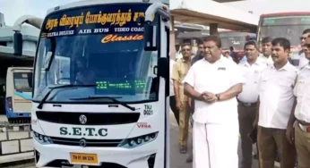 தமிழகத்தில் இன்று வழக்கம்போல் பேருந்துகள் இயங்கும் என அமைச்சர் சிவசங்கர் அறிவிப்பு.!